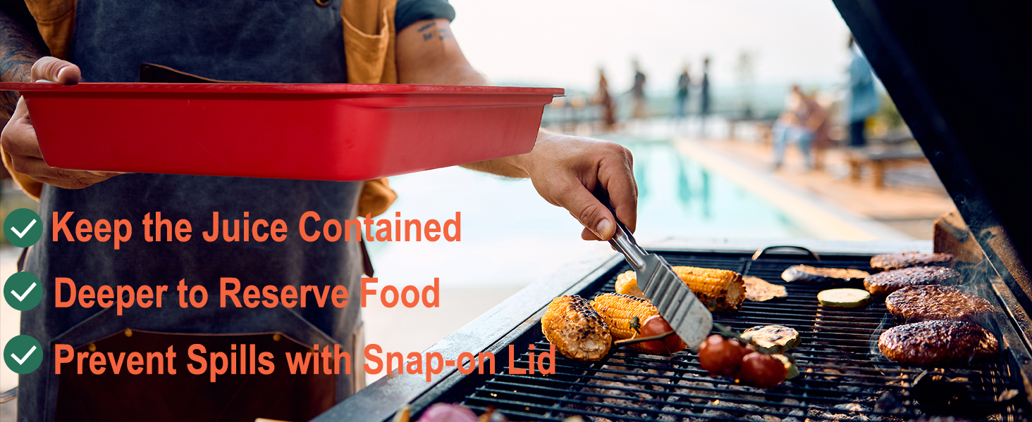 deep grilling prep tray