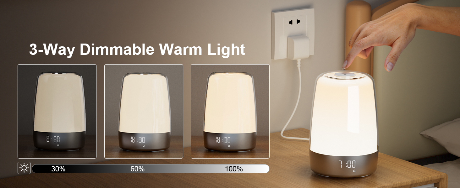 wake up light sunrise alarm clock