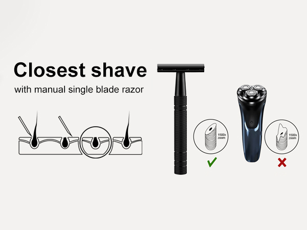 safety razor single blade razor double edge razor reusable metal 1 one blade razor 