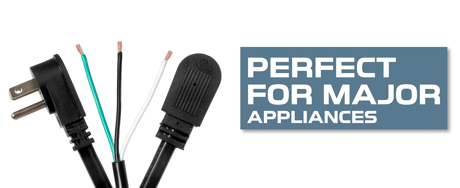 IFC 90 Degree Slim Plug Head Replacement Power Cord