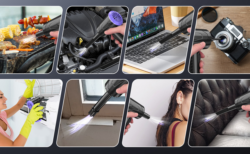 multifunctional cordless air duster