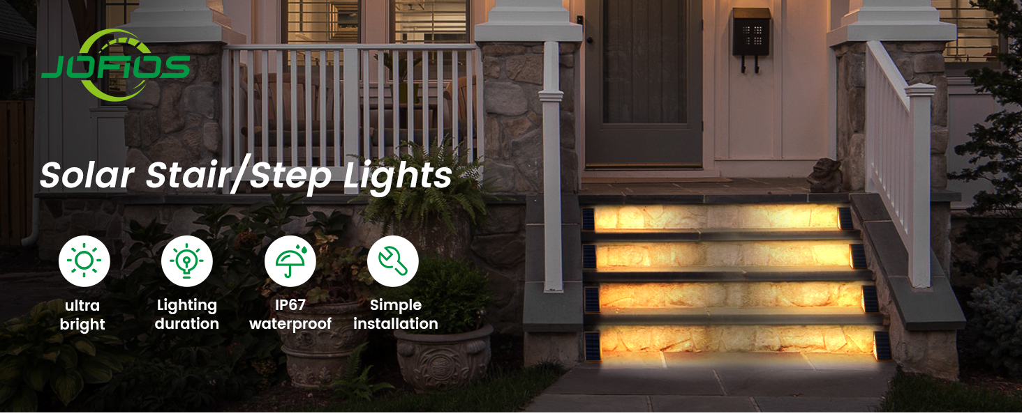outdoor Solar Step Lights 