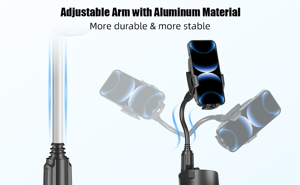 cup phone holder for car