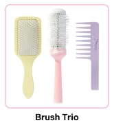 hair brush trio