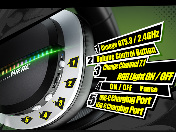 wireless headset for ps5 pc switch mobile