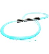 GloFX Double Space Whip Remix - [Programmable Led Fiber Optic Whip] 360° Swivel - Super Bright Li...
