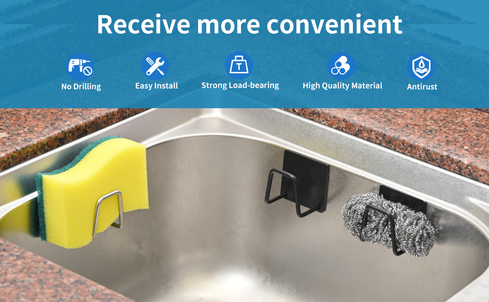 sponge holder for kitchen sink