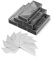Harita 60 pcs Utility Knife Blades, SK5 Steel Box Cutter Blades with Storage Case, Standard Razor...