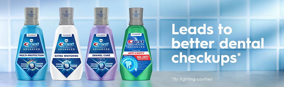 Leads to better dental checkups. *By fighting cavities.