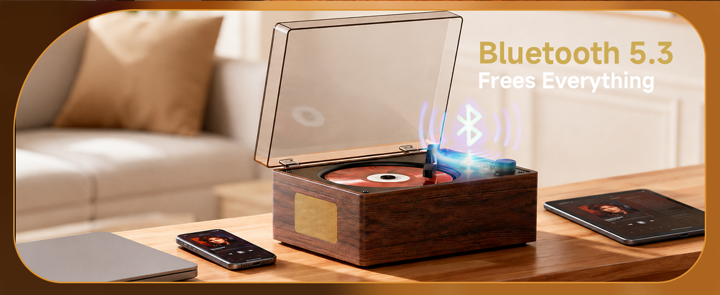 cd player for home retro vintage portable with bluetooth speakers desktop small gift kid battery