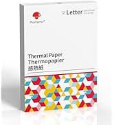 Phomemo Thermal Printer Paper 8.5 x 11 Inch, Advanced Thermal Printing, Phomemo Paper Compatible ...