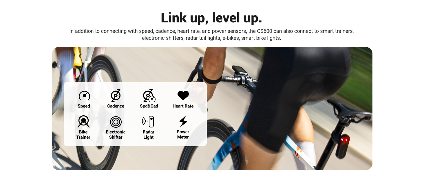 Bike Navigation Cycle Computer GPS Waterproof Bike Computer Heart Rate Monitor Compatible STRAVA