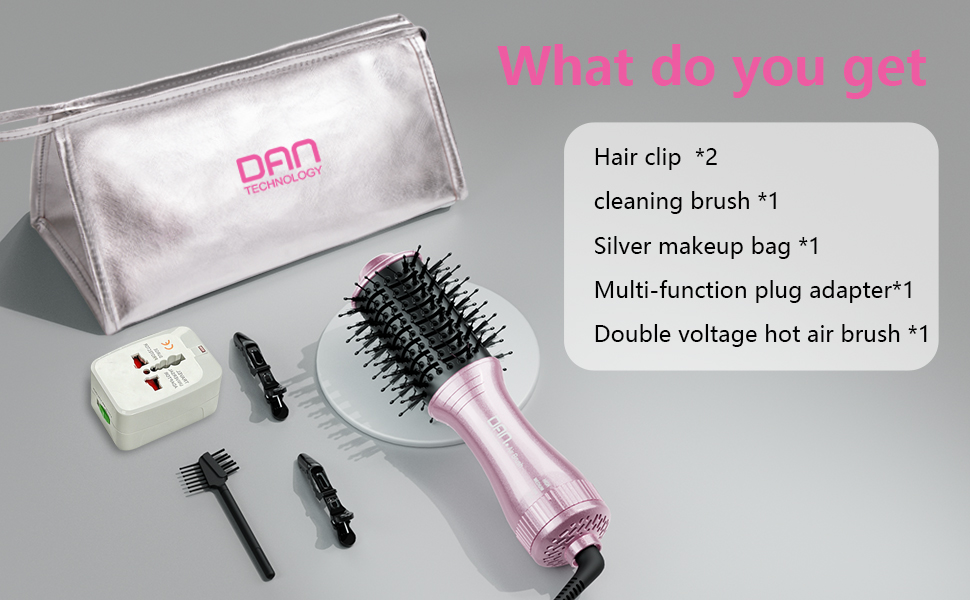 Small Hair Dryer Brush,one Step Hair Dryer and volumizer