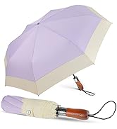 Lejorain Compact Golf Umbrella Large - 54inch Travel Big Portable Automatic Folding Umbrella Wind...