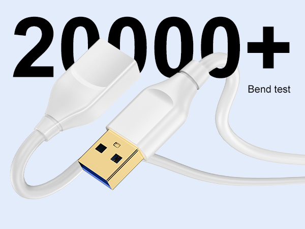 usb to usb extenion cable white