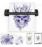 Rongta Tattoo Stencil Printer, Wireless Tattoo Machine, Tattoo Supplies for Perfessional and Begi...