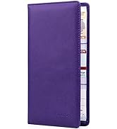 CANOPUS Car Registration and Insurance Holder, PU Leather Card Holder, Vehicle Glove Box Organize...