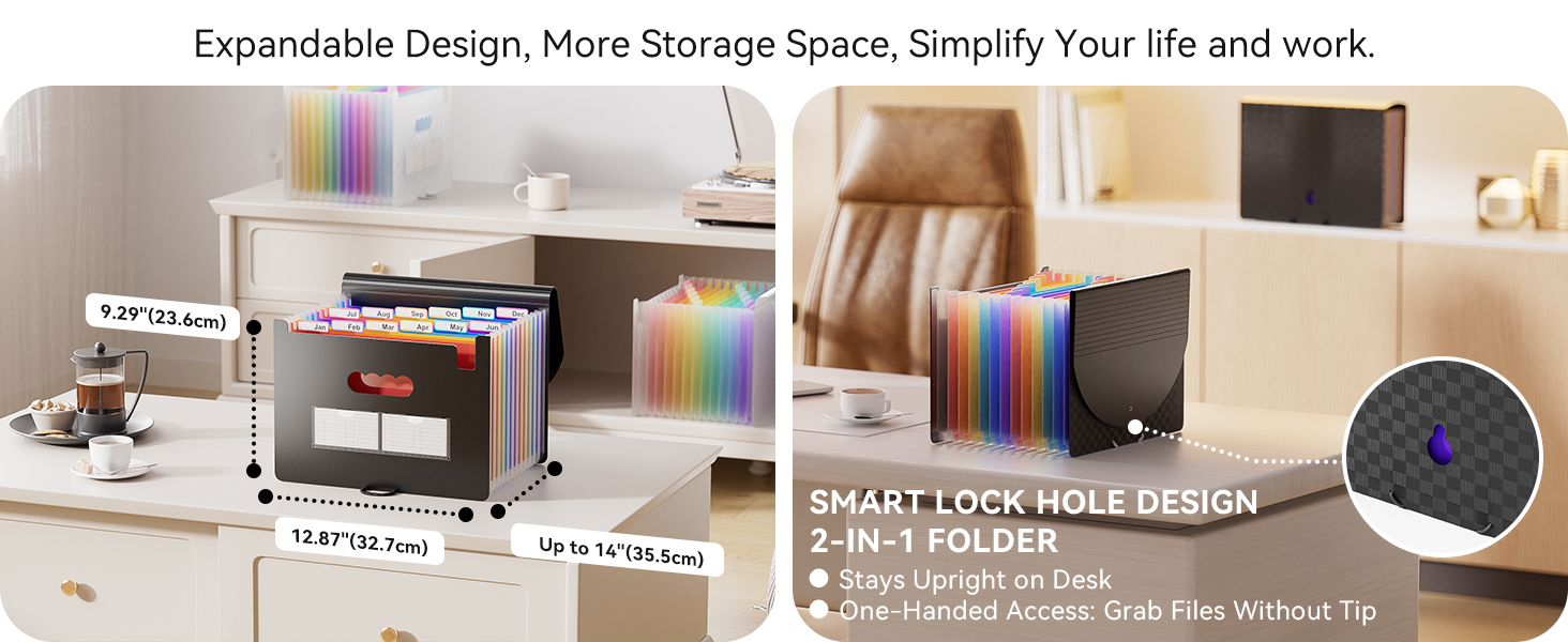 ThinkTex Accordion File Organizer