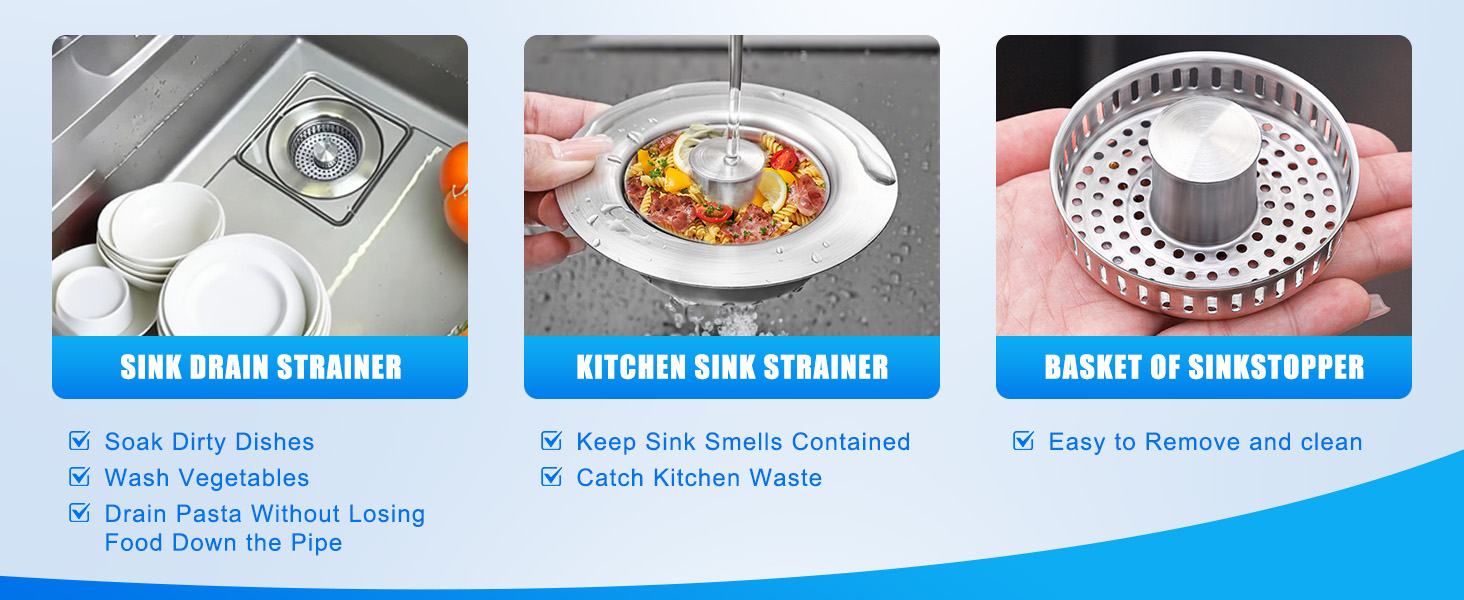 Kitchen Sink Drain Strainer