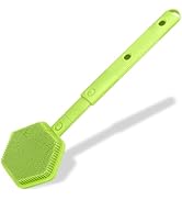 HAYSNA 21 Inches Silicone Back Scrubber for Shower - Extendable Long Handle Shower Brush - Exfoli...