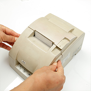 printer ribbon installation step 4