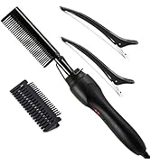 Hot Comb,Hair Straightener Comb,Pressing Comb,Electric Heating Straighten Comb,Hot Comb Hair Stra...