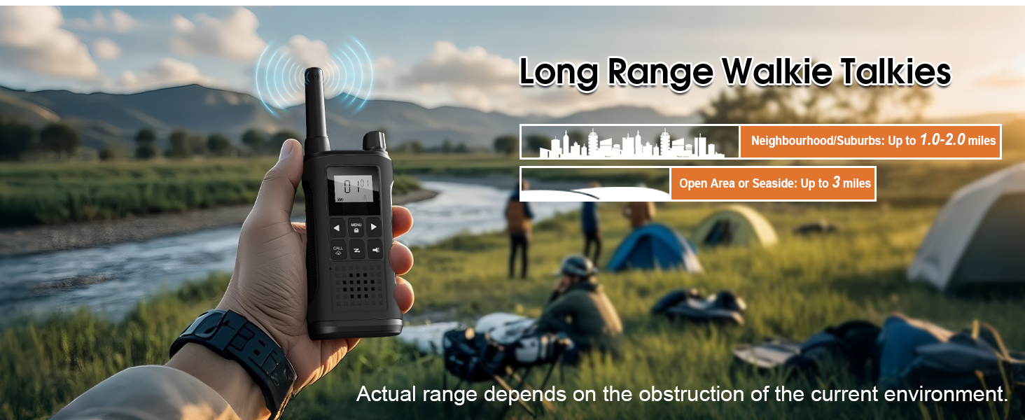 long distance walkie talkies