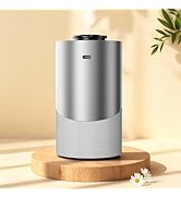 Waterless Essential Oil Diffuser for Home (Aluminum Alloy &amp; Fabric) - Cordless Car Scent diffuser...