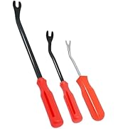 YSPAMER 3Pcs Auto Fastener Remover Trim Rivet Removal Tool Kit for Car Door Panel Dashboard (Red)