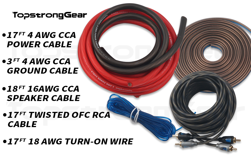 4 gauge wire kit