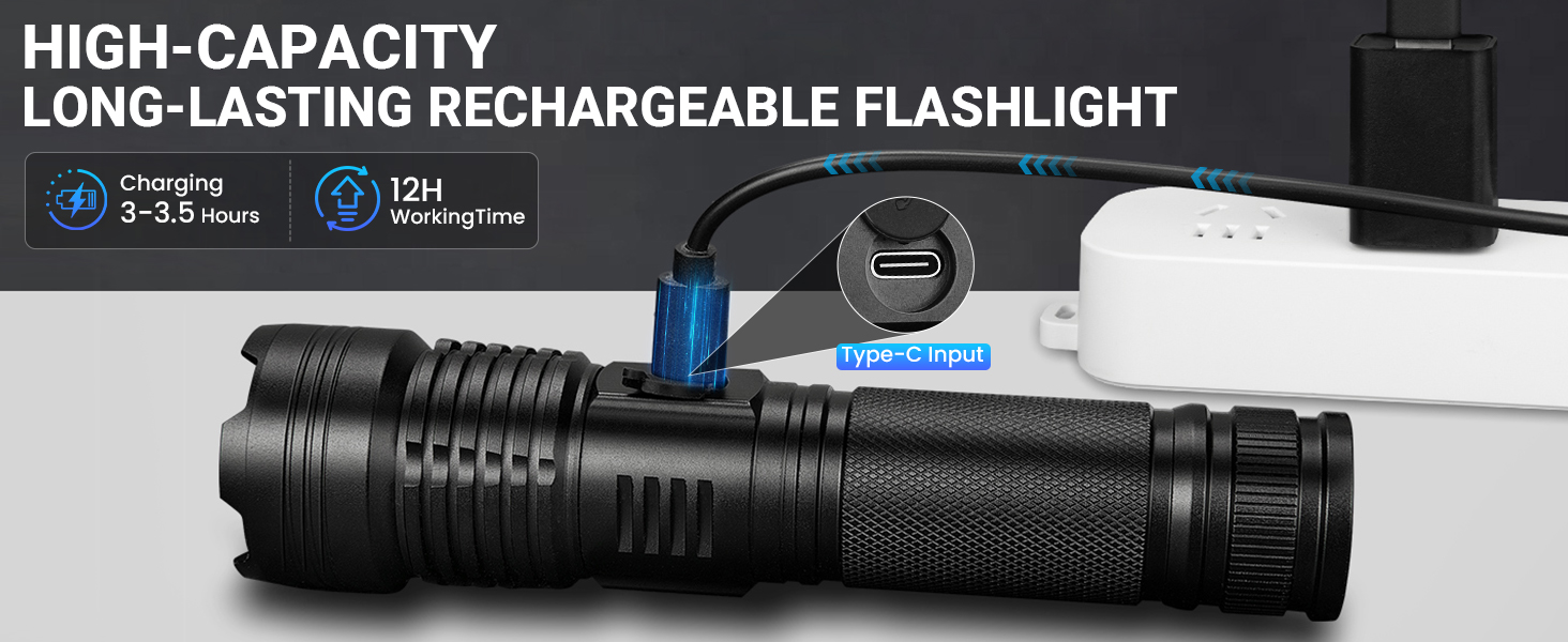 rechargeable flashlights