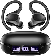 APEKX True Wireless Earbuds - Secure Fit Earhooks for Small Ear, Bluetooth Headphones for iPhone,...