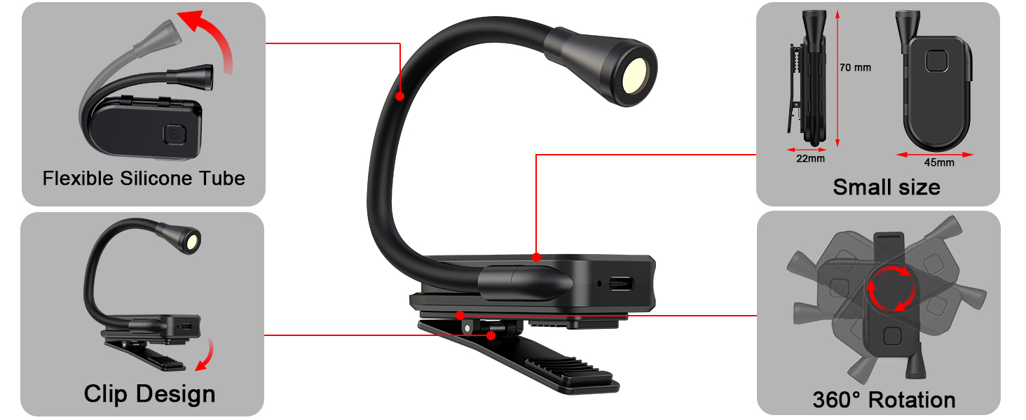 clip-on book lights