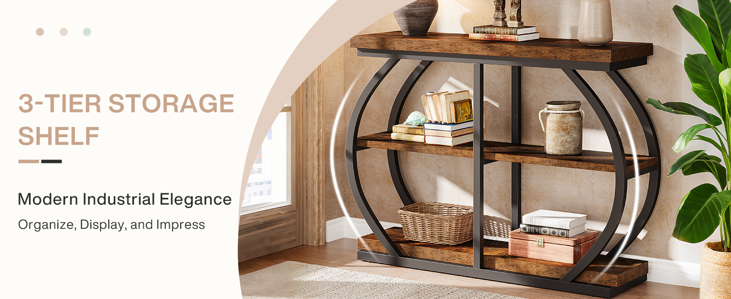 Farmhouse Style Sofa Console Table