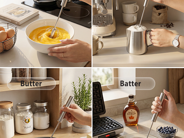 Li&amp;amp;Zhao 2-Pack Automatic Whisk