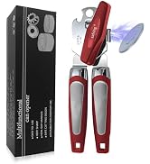 Safring Can Opener Manual with Magnet, Stainless Steel Handheld Heavy Duty Can Opener, Sharp Blad...