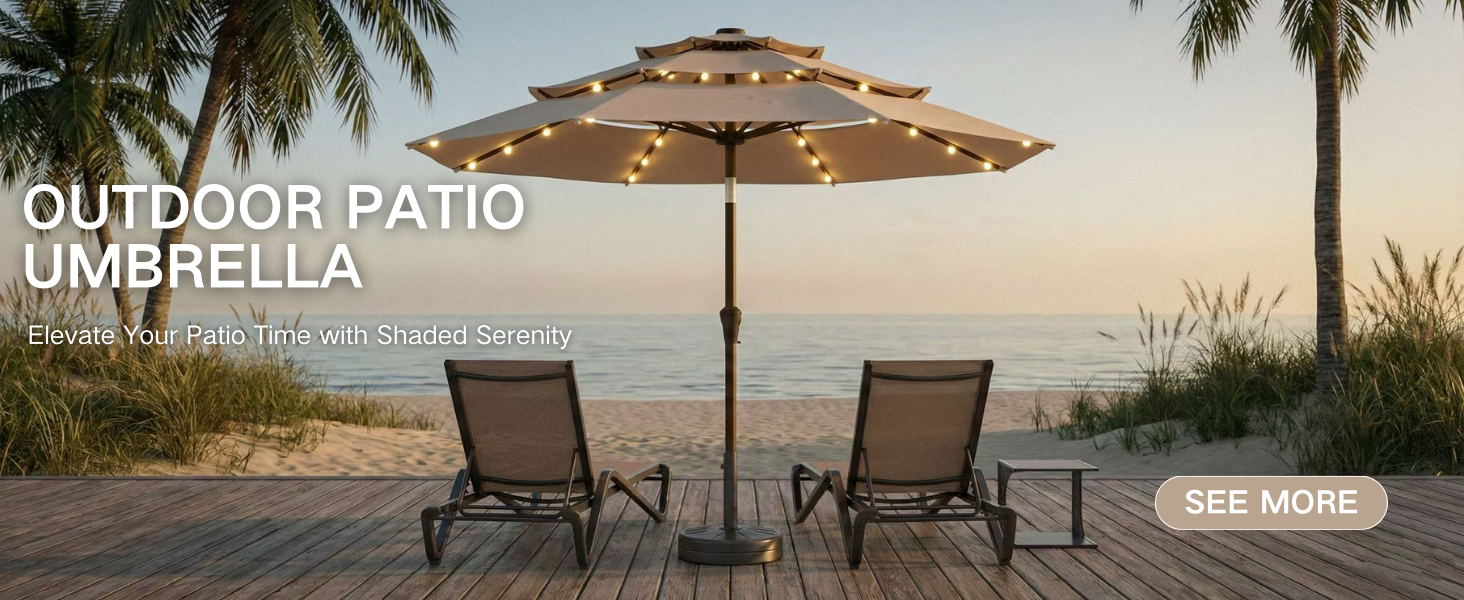 led patio umbrella