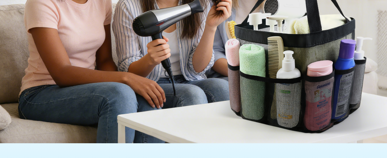 mesh shower caddy