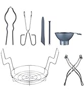 CONCORD 7 Pieces Premium Stainless Steel Canning Set Starter Kit w/ Rack. No Rust, Extra Stabilit...