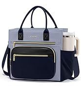 LOVEVOOK Insulated Lunch Bag Women,Wide Opening Adult Lunch Box Women,Leakproof Cooler Bag for Wo...