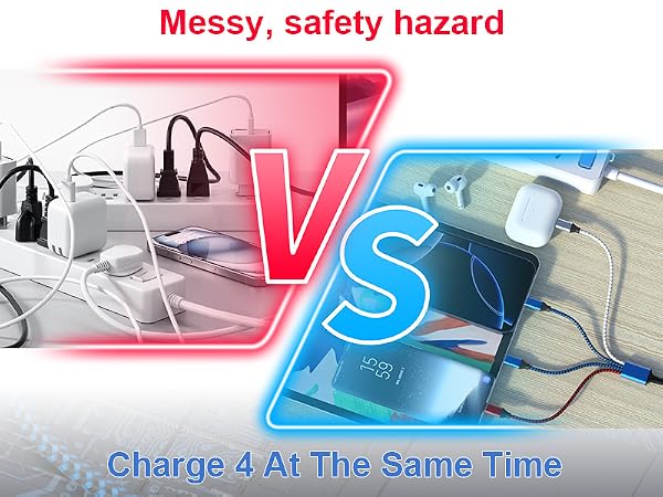 4-in-1 Phone Charger Cord