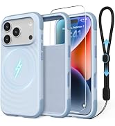GOODVISH for iPhone 17 Pro Case, Stylish Blue