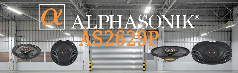 alphasonik as2629p speakers 6.5 6x9 door speakers loud clear music bass mids highs lows power 