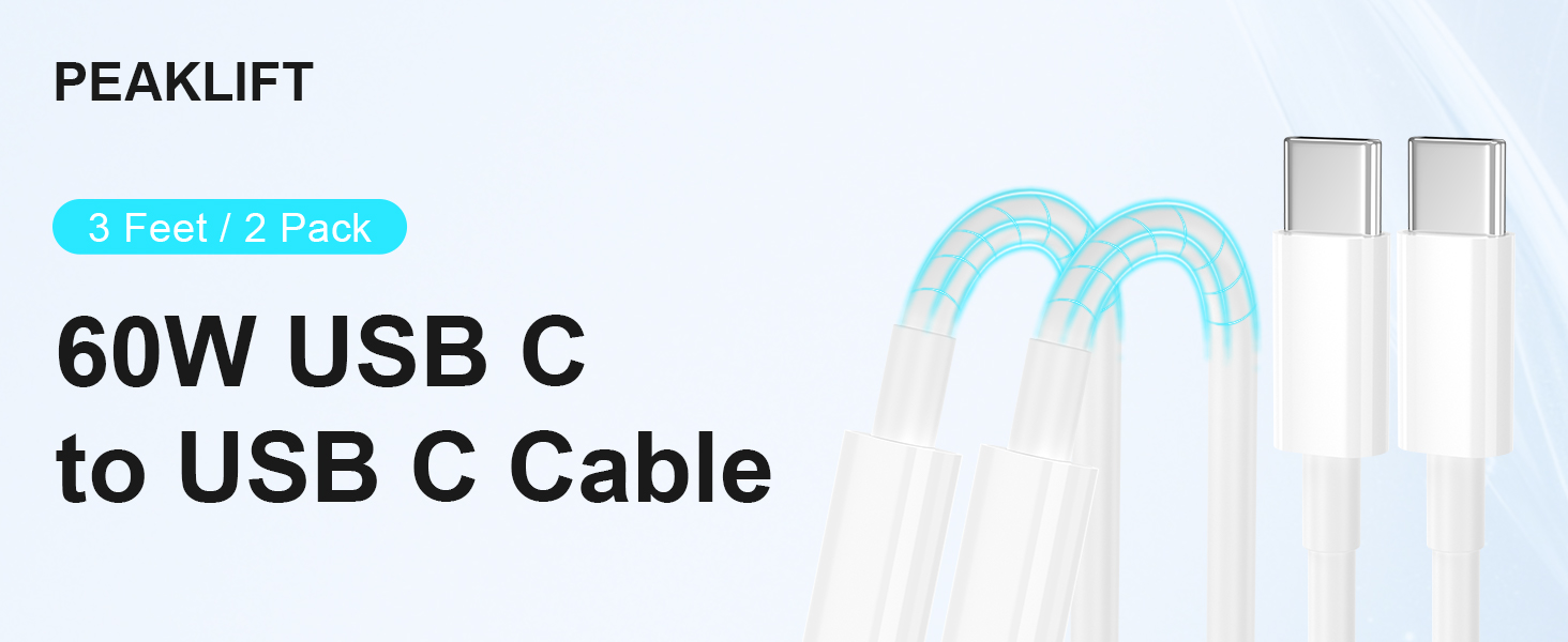 usb c to usb c cable 3ft