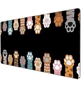 Cute Gaming Mouse Pad Large Desk Mat XXL Mouse Pad Non-Slip Rubber Base Keyboard Pad Waterproof D...