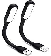 Soseelnee Mini Flexible Light, Portable USB Led Reading Night Lamp for PC Laptop Computer Noteboo...