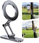 YCNEW Magnetic Golf Cart Phone Holder, [Ultra-Slim Foldable][360°Rotation] Phone Mount Compatible...