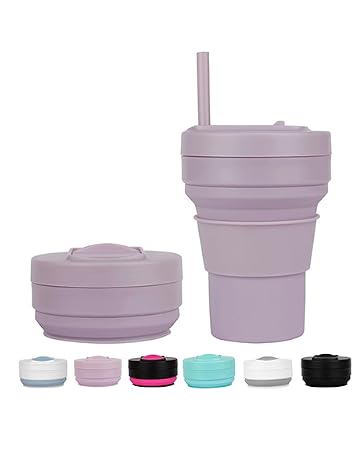 silicon collapsible Travel Cup
