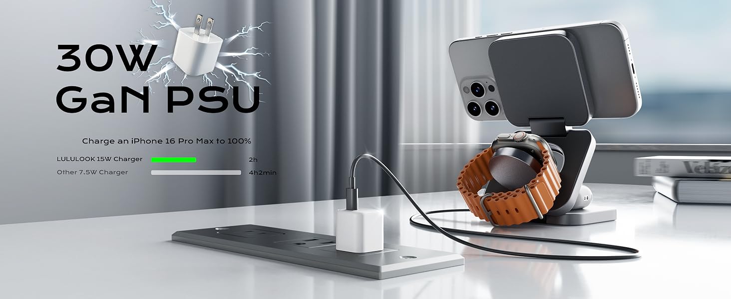 magnetic charger stand