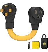 M1A2 Heavy-Duty Welder Adapter Cord, NEMA 14-50P Male to 6-50R Female, 50 Amps, STW 6 AWG, 250V R...